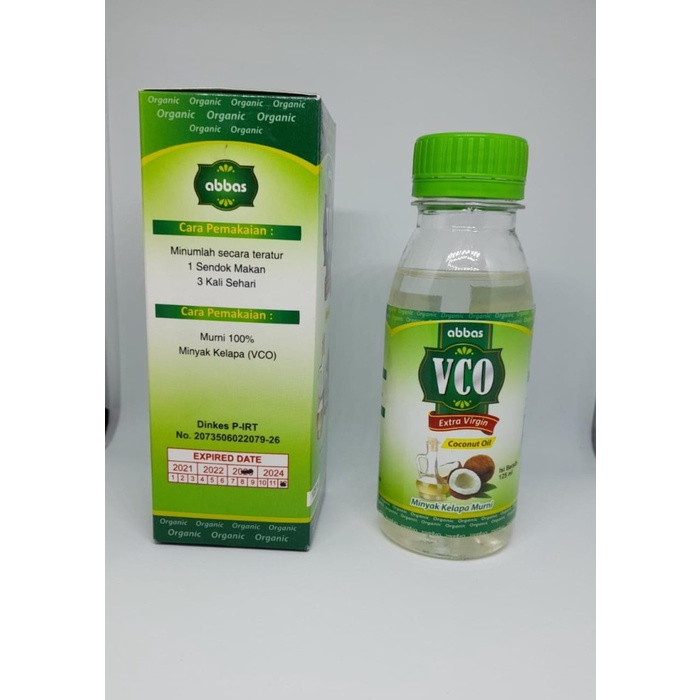 

MINYAK KELAPA VCO ABBAS 125 ML, DIJAMIN MURNI 100 % TANPA CAMPURAN TERBAIK