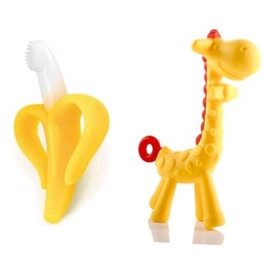 Banana Giraffe Baby Teether - Pisang Jerapah Mainan Gigitan Bayi - Teether Bayi