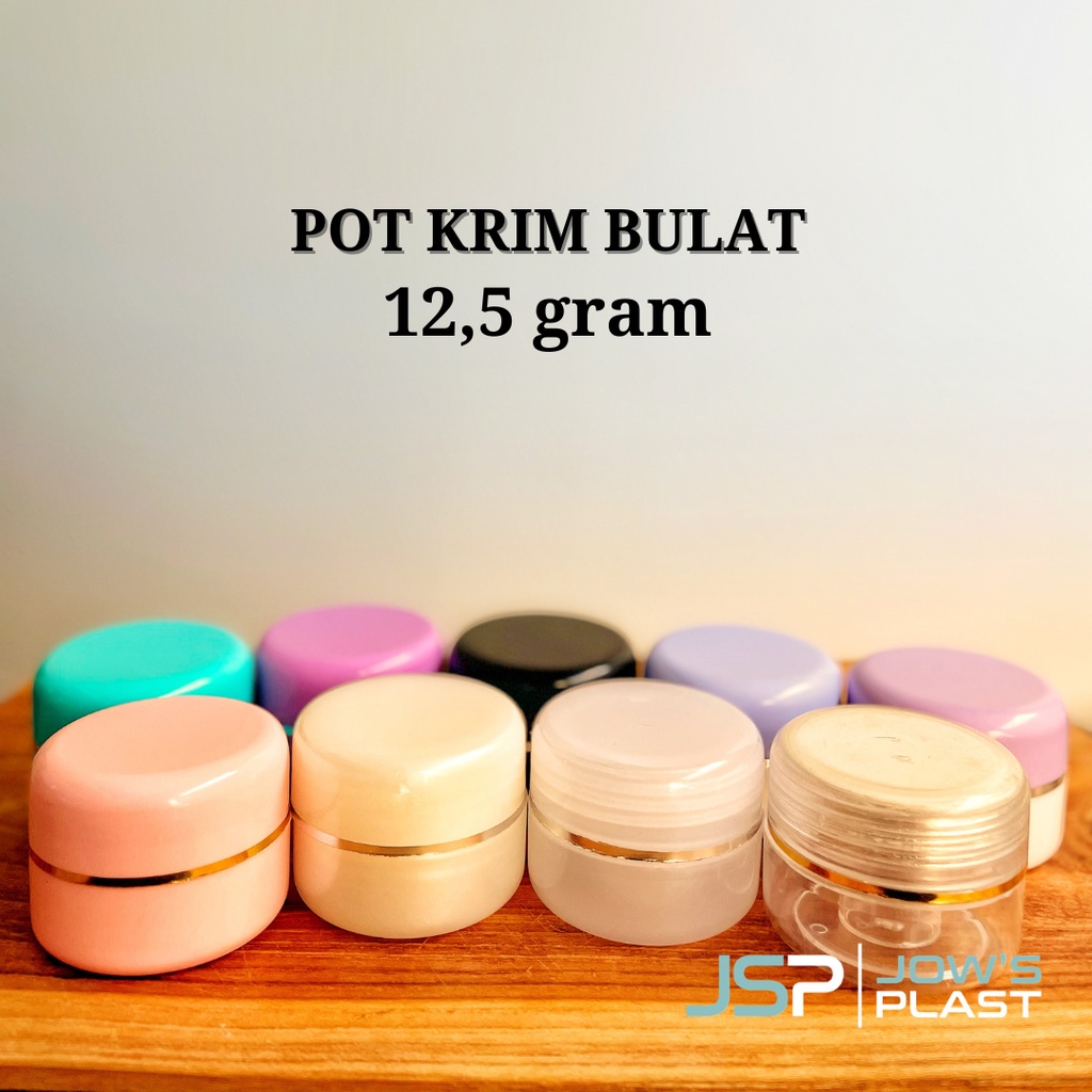 Pot Cream 12,5 gram | Pot Krim Kemasan Kosmetik | Pot Kosmetik 12.5