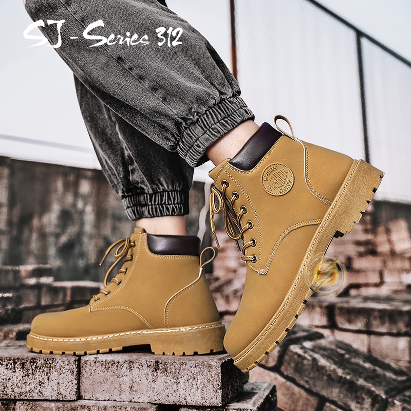 [OOS] Sepatu Boots Fashion Sneakers Pria Nyaman dan Trendy Kualitas Import Premium -312