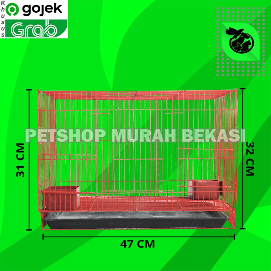 Kandang Hewan Kelinci Besi lipat premium Rabbit Cage 5 orang melihat barang ini