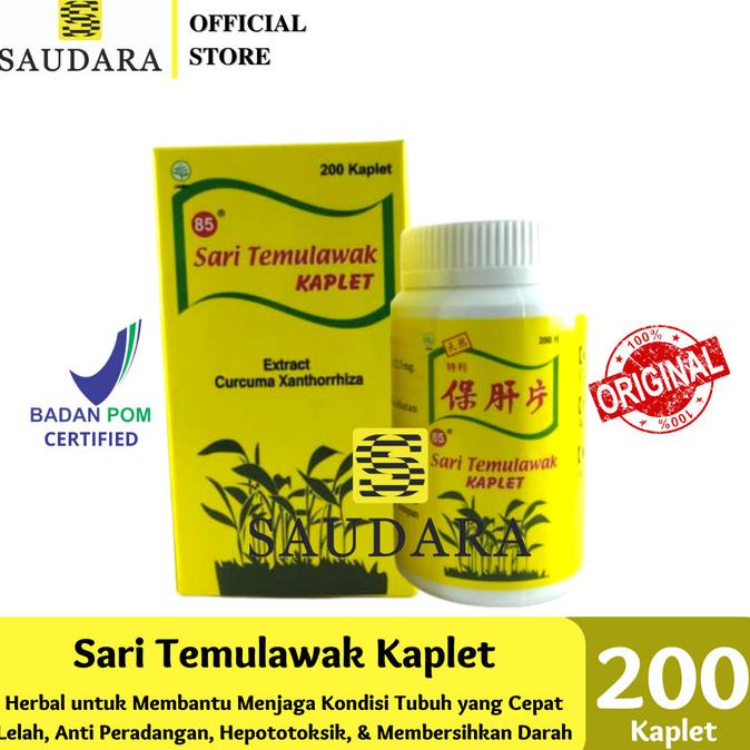 

Sari Temulawak Kaplet (200 Kaplet) HOT PROMO