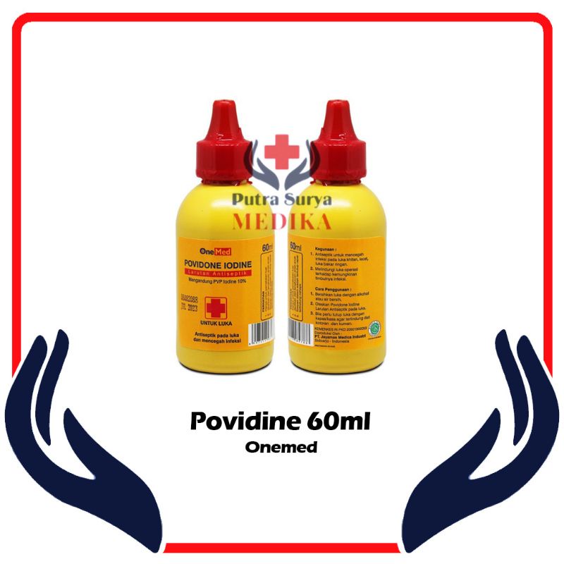 Onemed Povidone Iodine 60ml | Antiseptik Luka