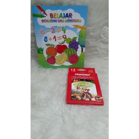Buku Mewarnai Kiky + Pensil Warna