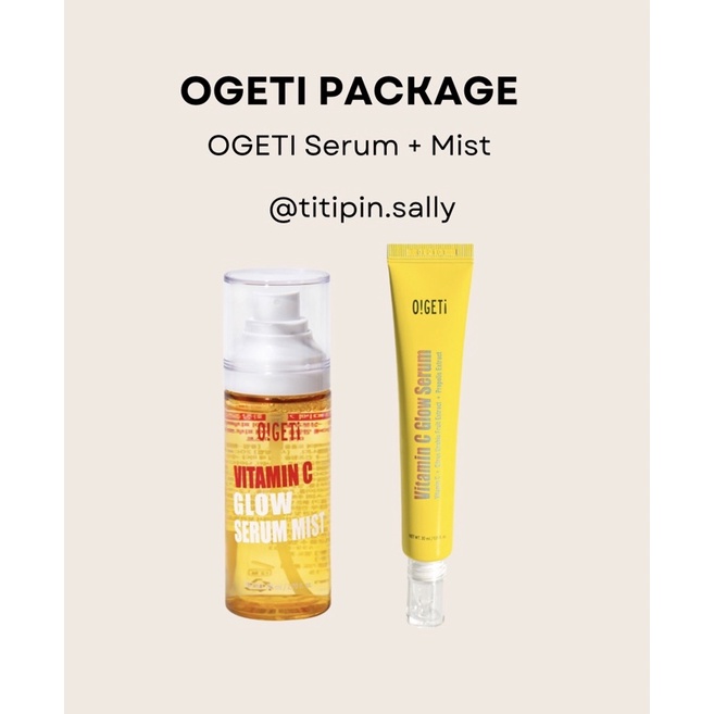 OGETI SERUM/OGETI MIST/OGETI EYE PATCH/ BOJ Sunscreen