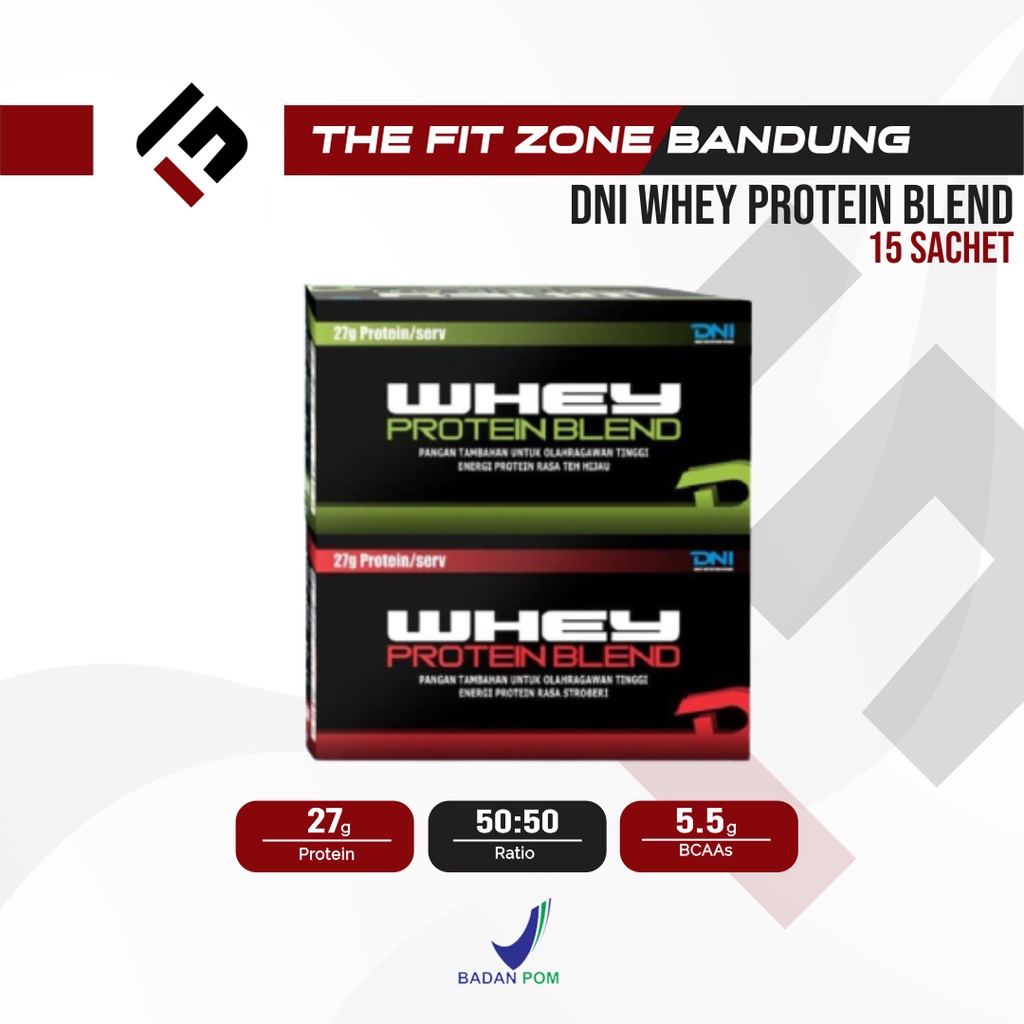 DNI Whey Protein Blend 15 Sachet (1 BOX) BPOM HALAL