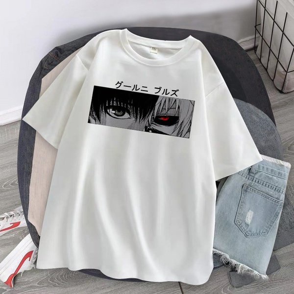 Kaos Oversize Print DTF TOKYO GHOUL ANIME II BRIGO Kaos Oversize II Kaos Jumbo Size Pria &amp; Wanita