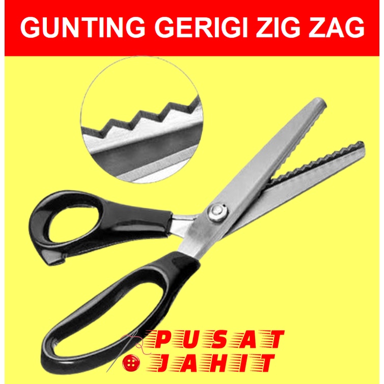 

GUNTING KAIN BAHAN ZIGZAG GERIGI GELOMBANG