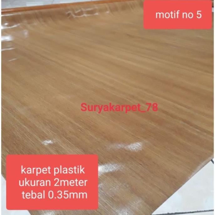 Karpet Plastik Karpet Lantai Vinyl Plastik Lebar 2M Harga Per 1 Roll Auliaputria