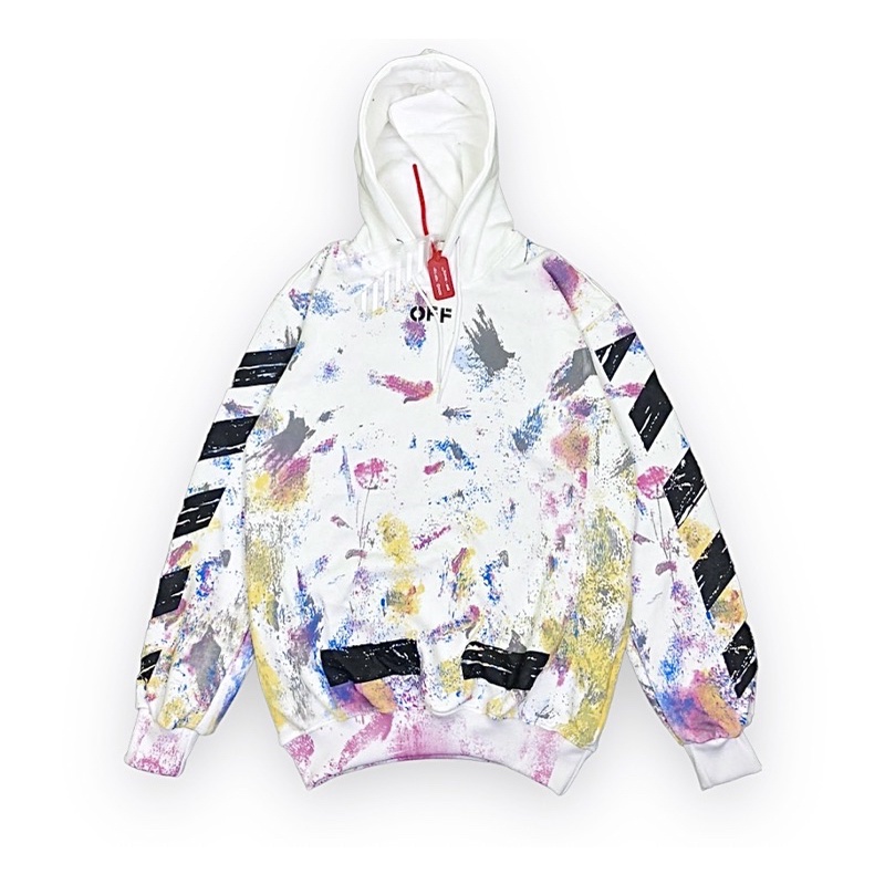 Hoodie Off White Galaxy Putih