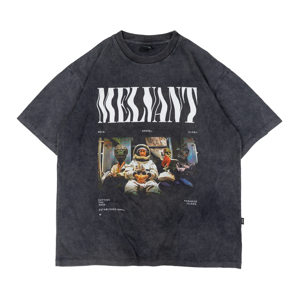 MTS RON BLACK WASHED - MELVANT TSHIRT