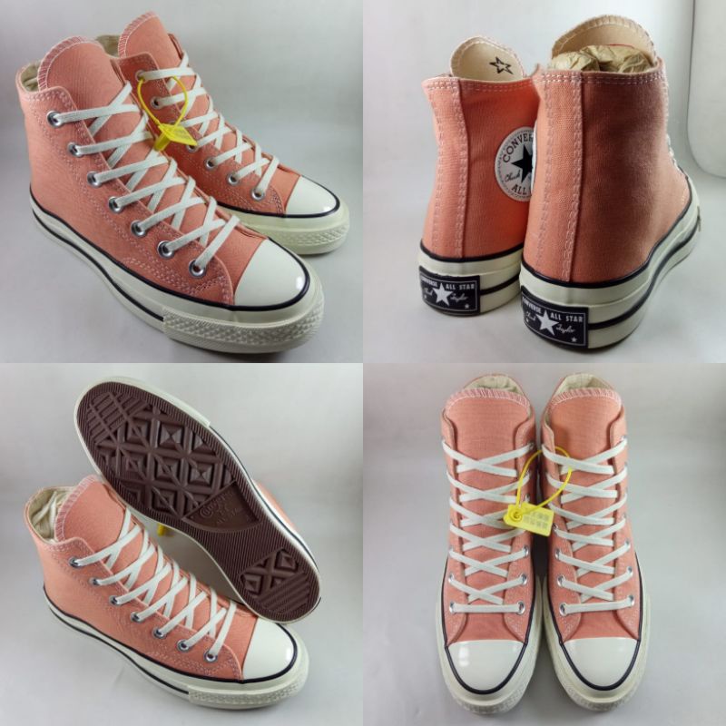 Jual Sepatu Kets Converse All Star Chuck Taylor 70s High Classic Peach