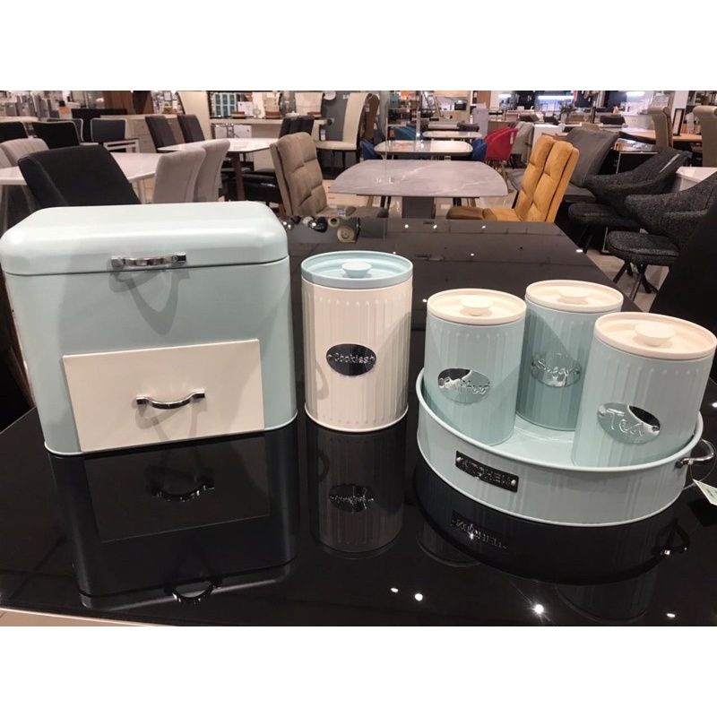 CANISTER SET VALEYA INFORMA.TRAY TEMPAT GULA TEH KOPI BISKUIT ROTI BREAD