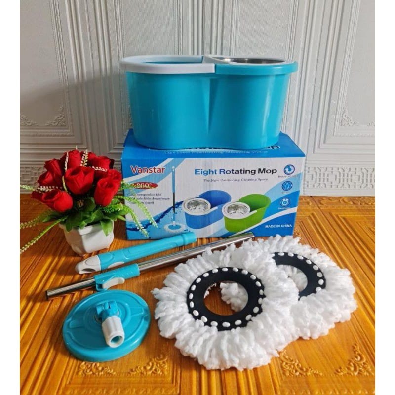 Spin Mop 360 Rotate Alat Pel Pembersih Lantai Super Rotary Pelan Praktis Markas Wallpape