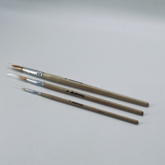 

Eklusif Premium Brush Shining Set 3 Round Brush Size 2 8 12 Hot Sale