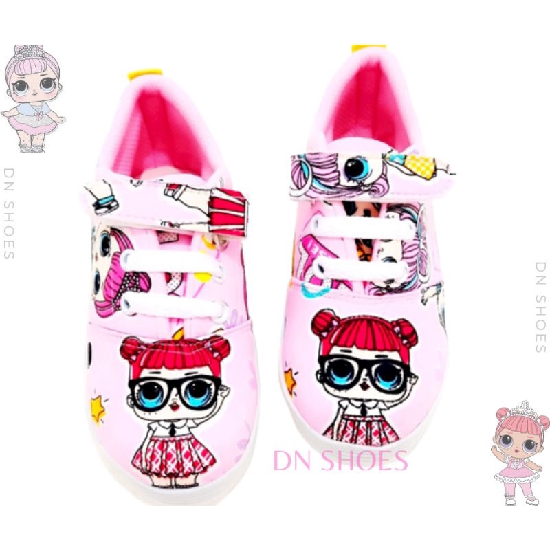 Sneakers Anak Perempuan Sepatu Anak Karakter Cewek Lol Pink Wow
