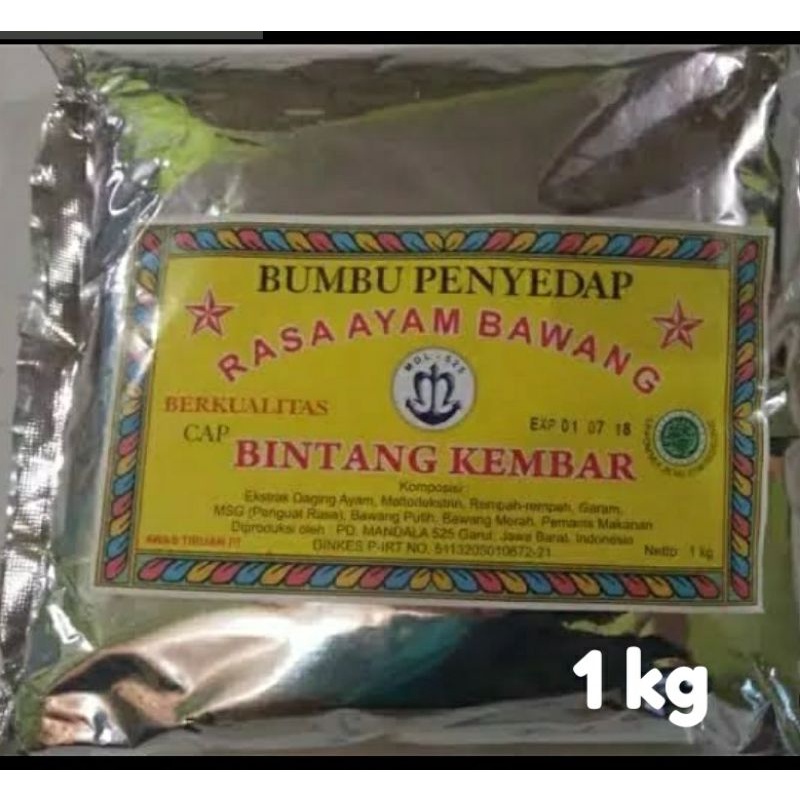 

Bumbu penyedap 1 kgrasa ayam bawang (atom bintang) cocok untuk tambahan bumbu