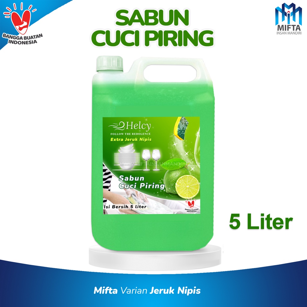 HELCY DISH SOAP 5 LITER / SABUN CUCI PIRING MURAH / SABUN CUCI