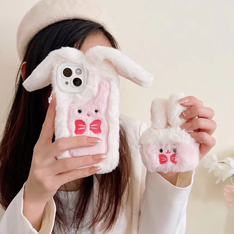 Furry Case Winter Casing Iphone 11 11Pro 11ProMax 12 12Pro 12ProMax 13 13Pro 13 Max 14 Pro Max 14 Plus