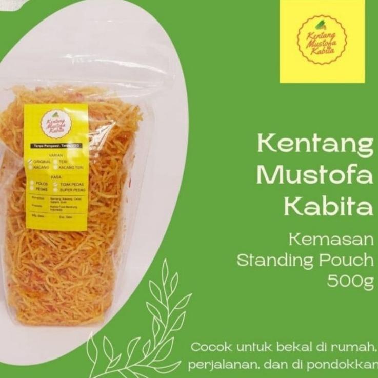 

Banyak dicari--Kentang Mustofa Kabita 500 gram - Snack Kiloan Tanpa MSG Kualitas Premium Kering Bencok Balado Krispi Kriuk Renyah Krispy Bandung 1kg 500gram pedas kemtang mustopa manis teri lauk praktis tahan lama kacang keripik kripik snack