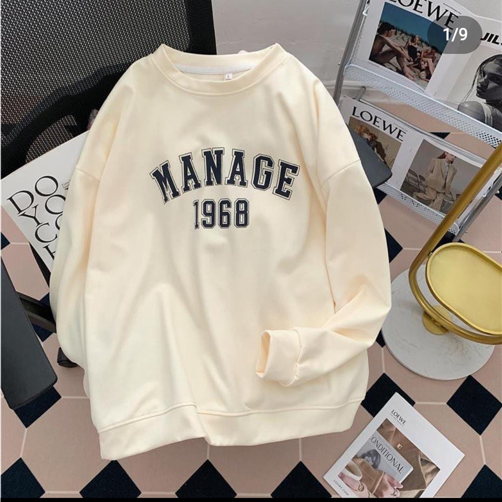 MANAGE 1968 SWEATER CREWNECK UNISEX (V1)