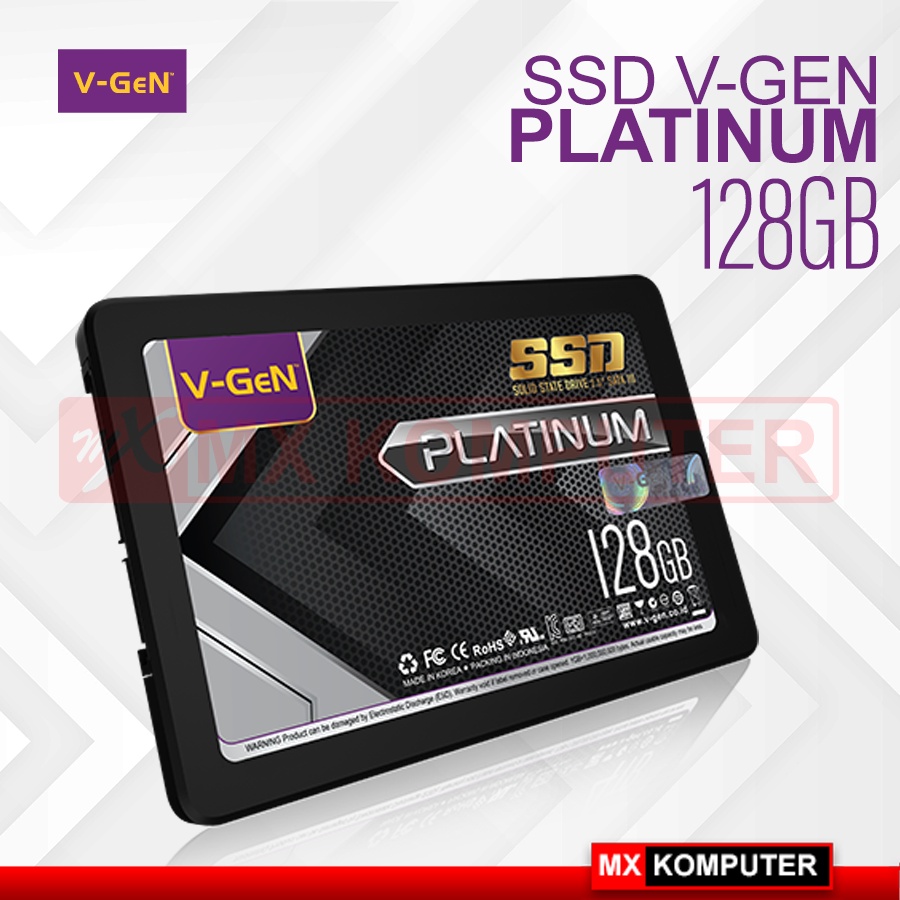 SSD 128GB V-GeN SATA 3 | SSD Laptop Komputer VGeN 128 GB SATA III