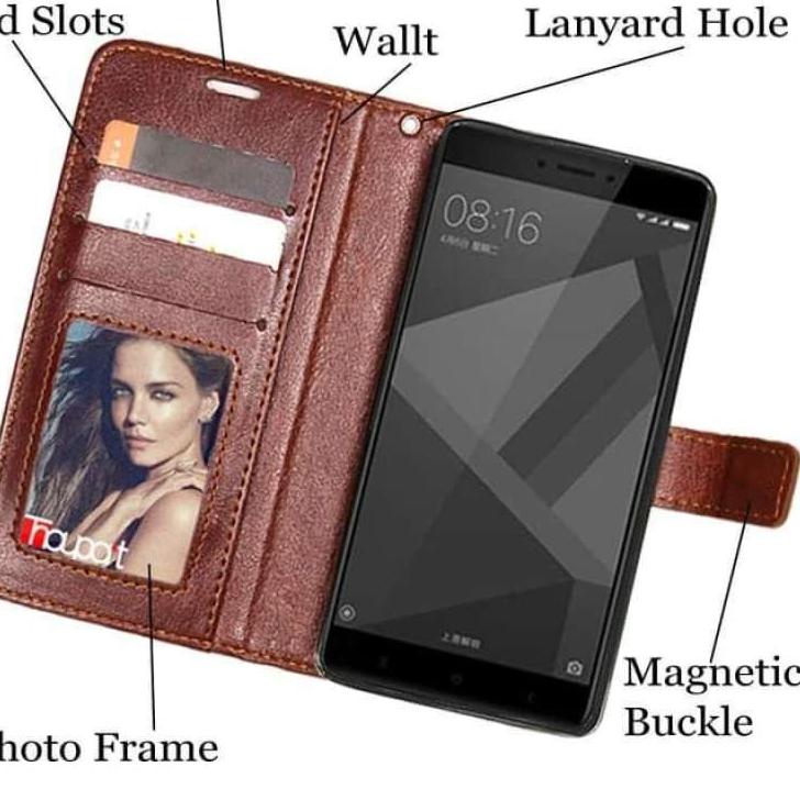 Banyak Dipakai.. LEATHER CASE FLIP UNTUK SAMSUNG GALAXY A03S - FLIP WALLET CASE KULIT SAMSUNG GALAXY