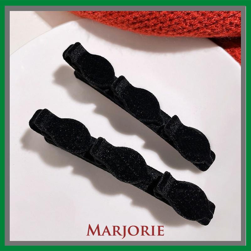 Flocking Hair Clip Side Hiasan Kepala Artefak Rambut Musim Gugur Dan Musim Dingin-MJD