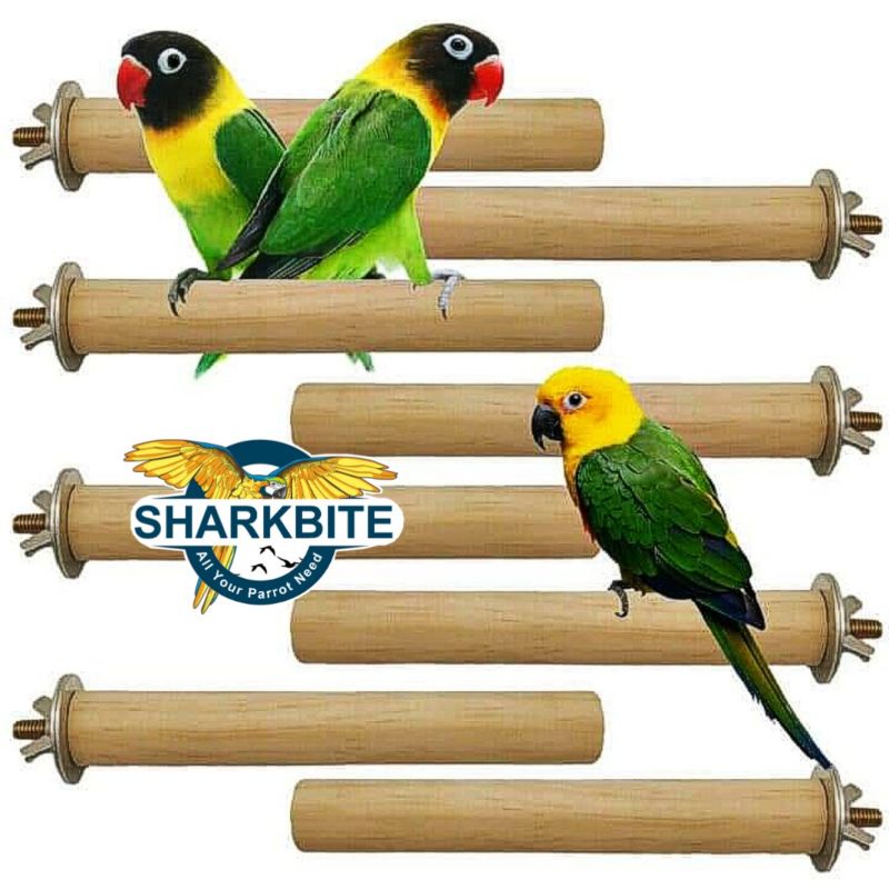 Jual Perch Tangkringan Burung Parrot Bahan Kayu Jati Model Lurus