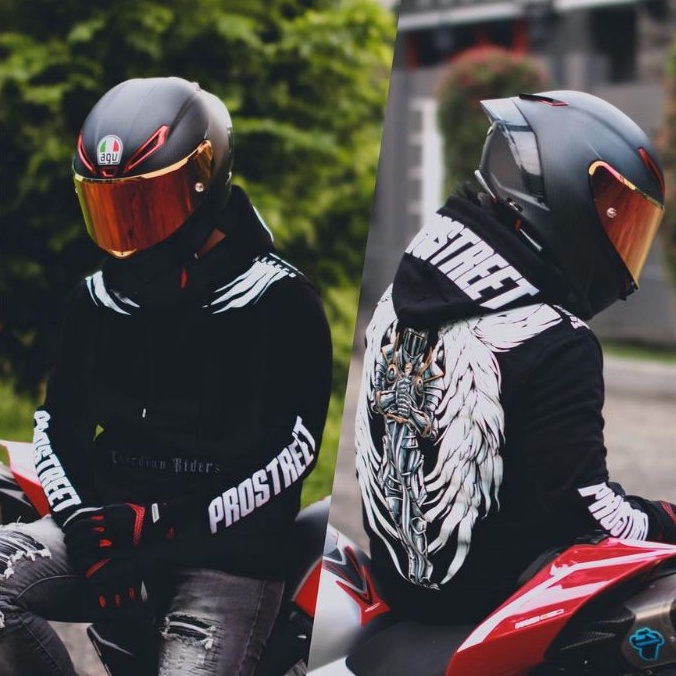 TERMURAH - Hoodie Prostreet Guardian Black New Riders - Sweater Prostreet Jaket Prostreet Hoodie Pro