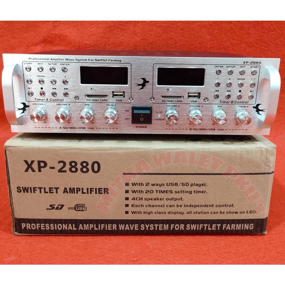 X-sys ampli walet 2 player 4 channel