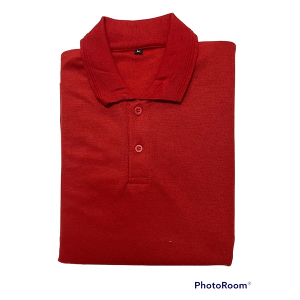 Lacostar T-shirt Polo / T-shirt Wangki Polos (Warna Merah)