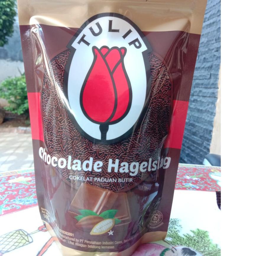 

BRANDS FESTIVAL Meses Tulip 500Gr Ziplock Chocolade Hagelslag murah