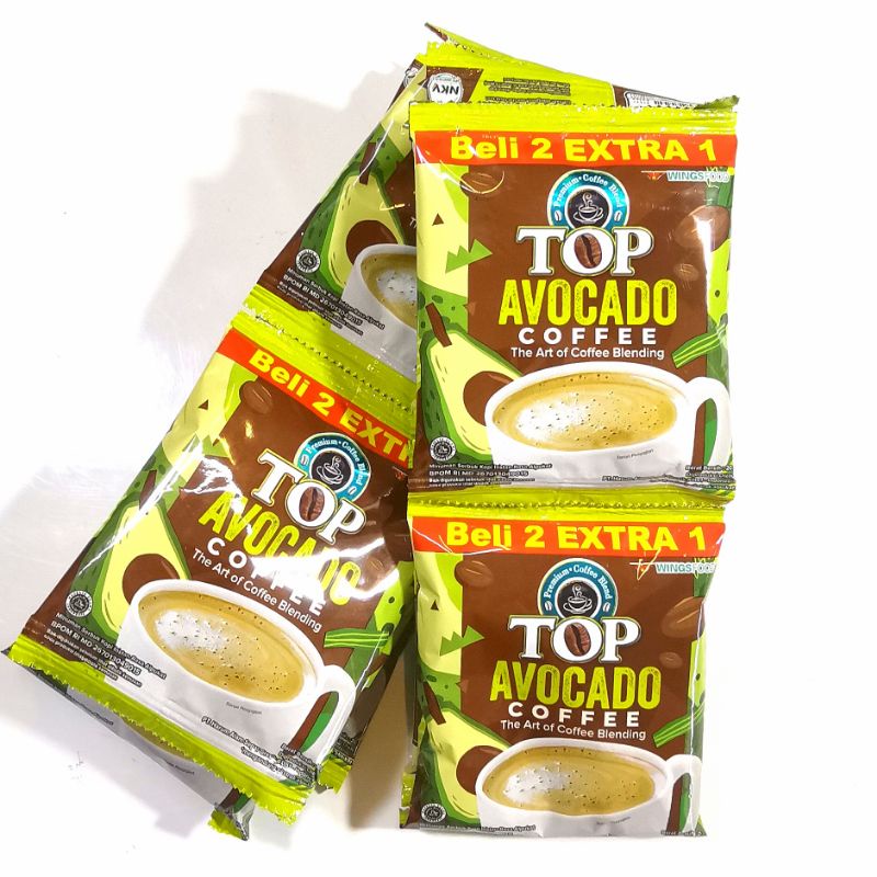 

Top Kopi Avokado Renceng 10 + 5 Sachet @20 gr [Beli 2 Gratis 1]