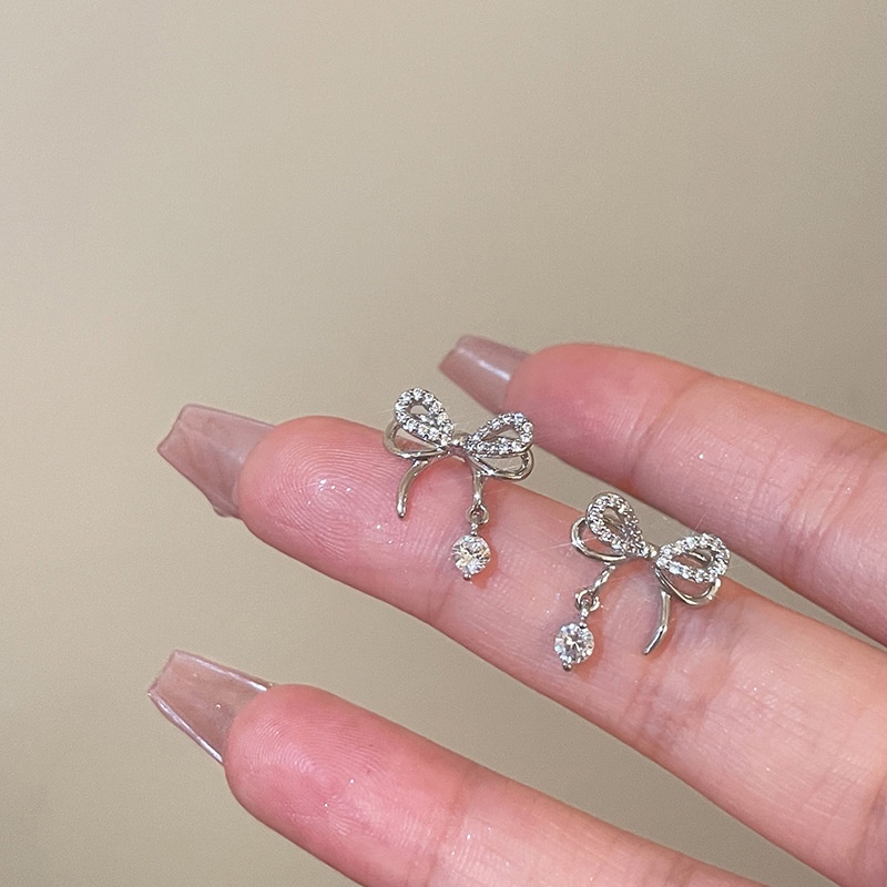 Anting Stud Desain Simpul Gaya Korea Untuk Wanita