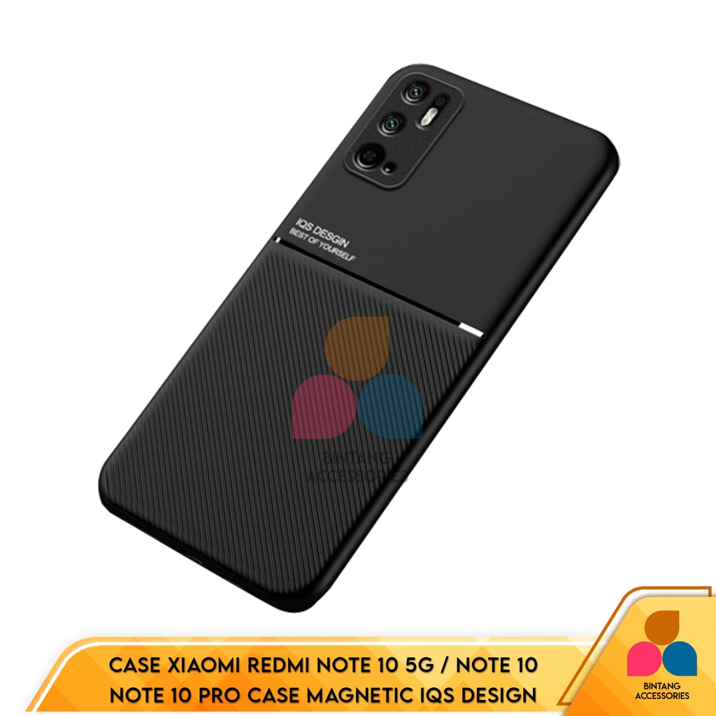 Case Xiaomi Redmi Note 10 / Note 10 Pro / Case Xiaomi Redmi Note 10 5G Case Magnetic IQS Design Soft
