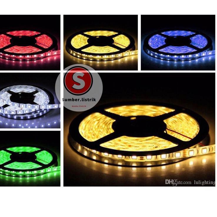 Terbaik Lampu LED Strip 12v  5050  SMD  IP44  IP65  12V 5m . .. . ..