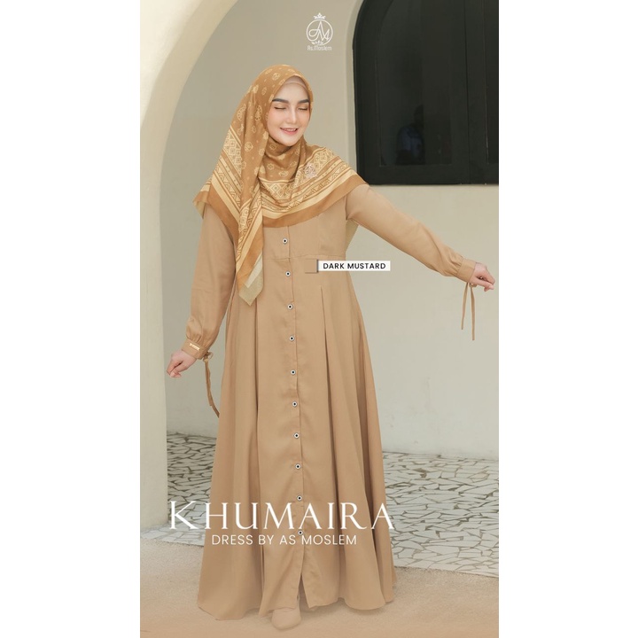 Gamis Khumaira set Scraft dan Dress Only original by As Moslem AsMoslem