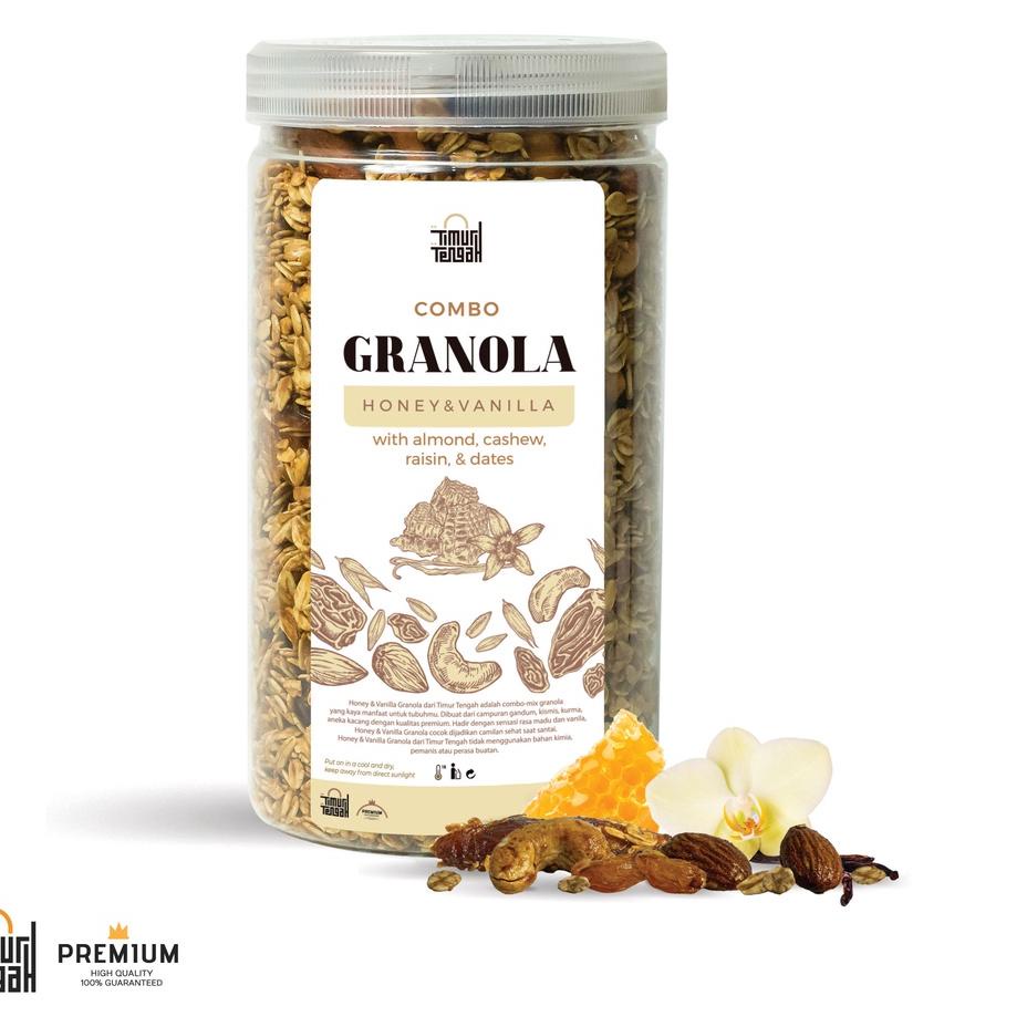 

Buruan Serbu--Granola Combo Honey & Vanila 500 gr - Sereal Original TIMUR TENGAH