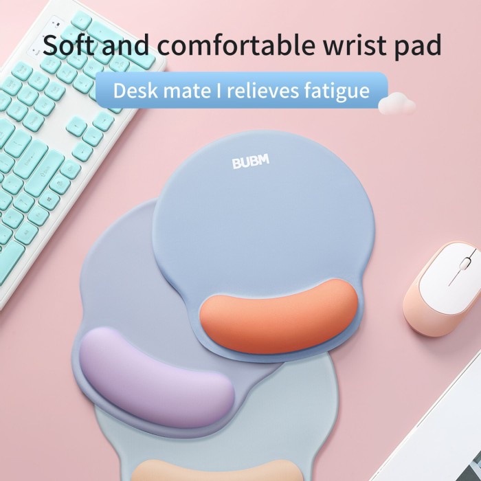 Triple W Bantalan Pergelangan Tangan Alas Silikon Mousepad Silicone