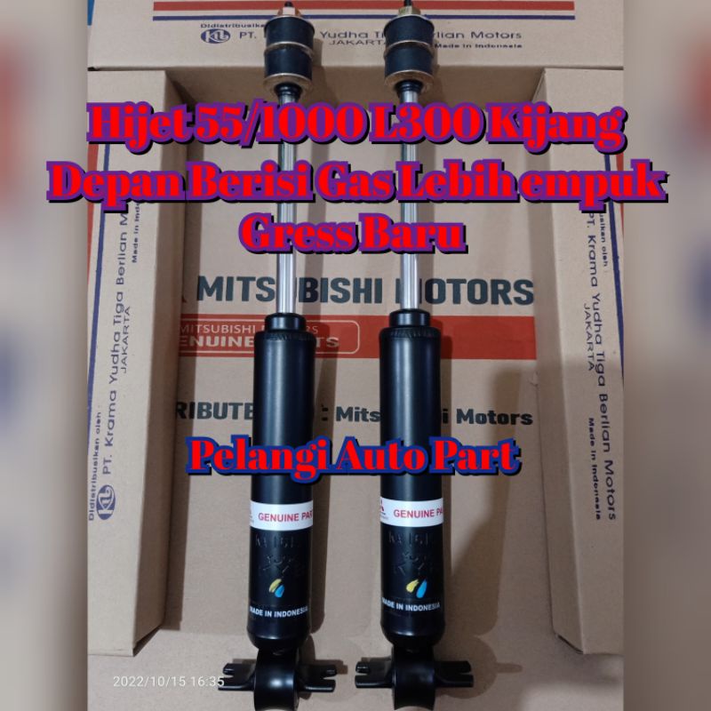 Shockbreaker Hijet 55 / 1000 L300 kijang Ceper Depan 1set berisi gas Lebih Empuk Gress Baru Original