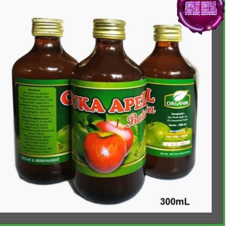 

Promo Menarik--Cuka Apel Batu Asli Organik - organic Apple Vinegar Original manfaat C