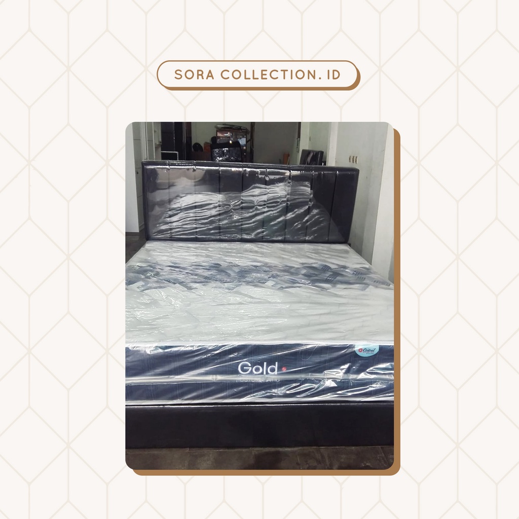 Kasur Springbed Central Gold Uk 200x200 + Divan ( Full Set )