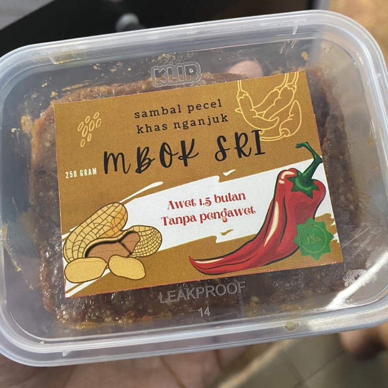 

SAMBAL PECEL 1kilo KHAS NGANJUK / SAMBEL PECEL