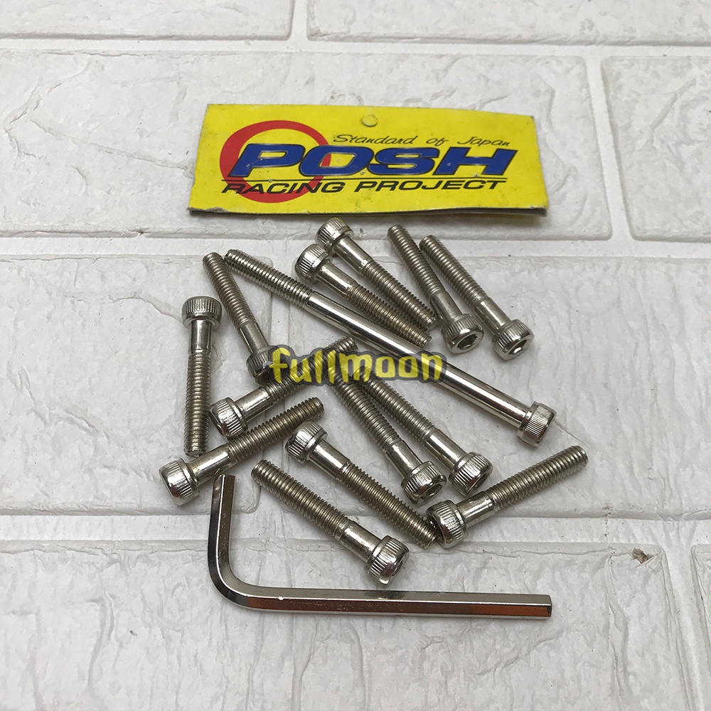 baut blok mesin posh rx king beat scoopy vario mio jupiter z jupiter mx satria fu vixion f1zr tiger kharisma smash nouvo