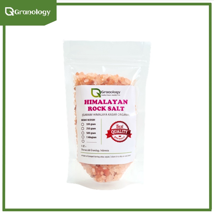 Organic Himalayan Rock Salt / Garam Kasar Himalaya (250 gram) by Granology