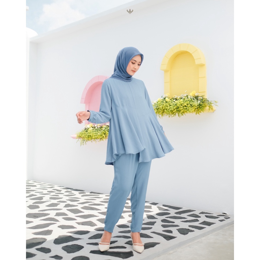Wimi.id Zeline One Set | Baju Ibu Hamil dan Menyusui