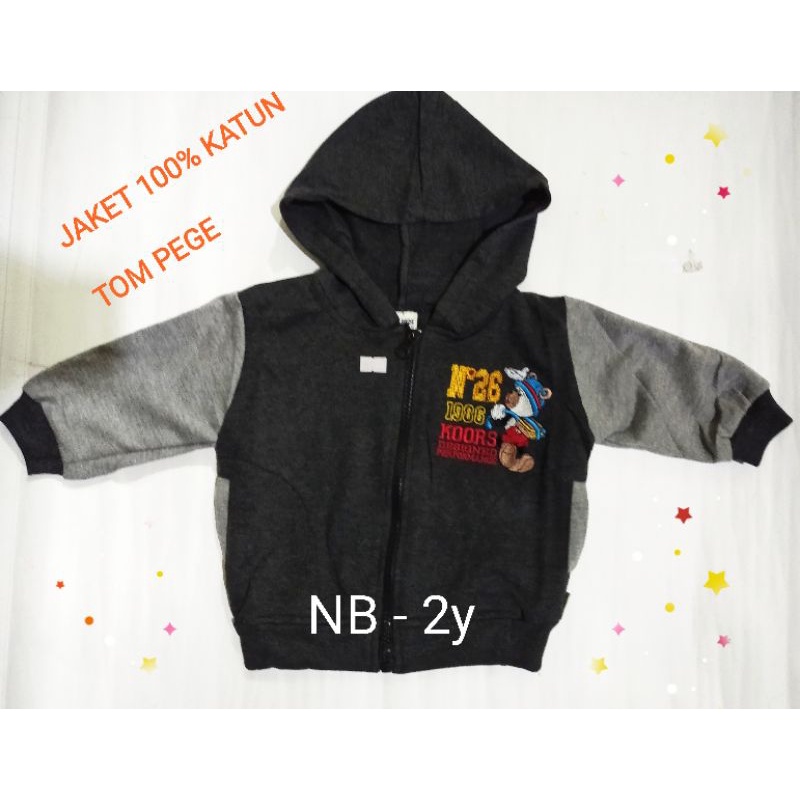 JAKET BAYI LAKI BABY BOY 0 - 3Y TOMPEGE