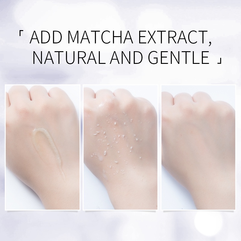 LAIKOU Matcha Face Scrub Peeling Gel Exfoliator Penghilang Jerawat 60g