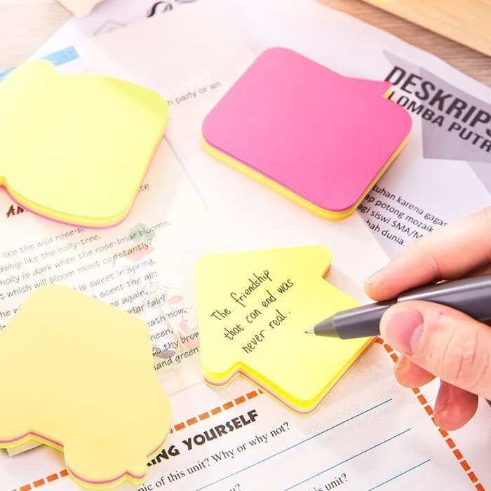 

R2GO - Deli Sticky Notes | Memo Tempel 76×76mm 3''×3'' 100 sheets | R2Go